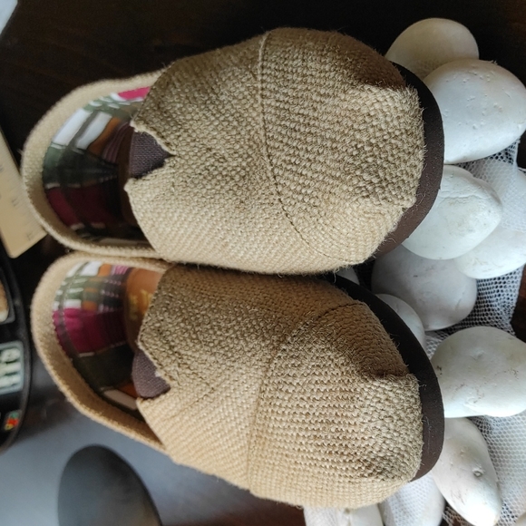 Toms woven burlap style 6.5 - Picture 4 of 7